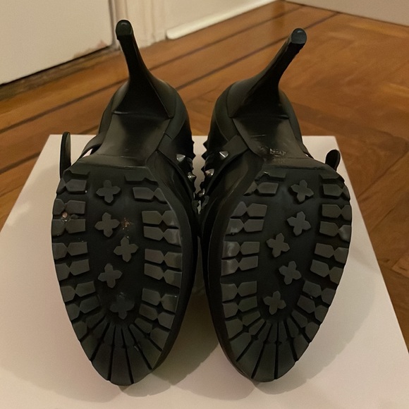 Burberry Studded Stiletto Moto Booties - Picture 3 of 10